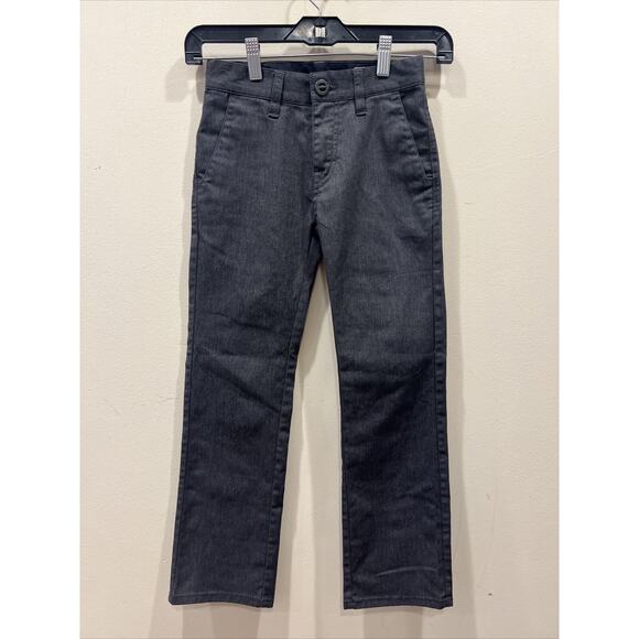 Volcom True To This Modern Stretch Gray Youth Skate Pants 22 Size 8 Slim - Picture 1 of 10